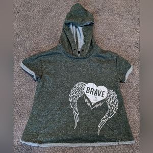 Short Sleeve hoodie for girls